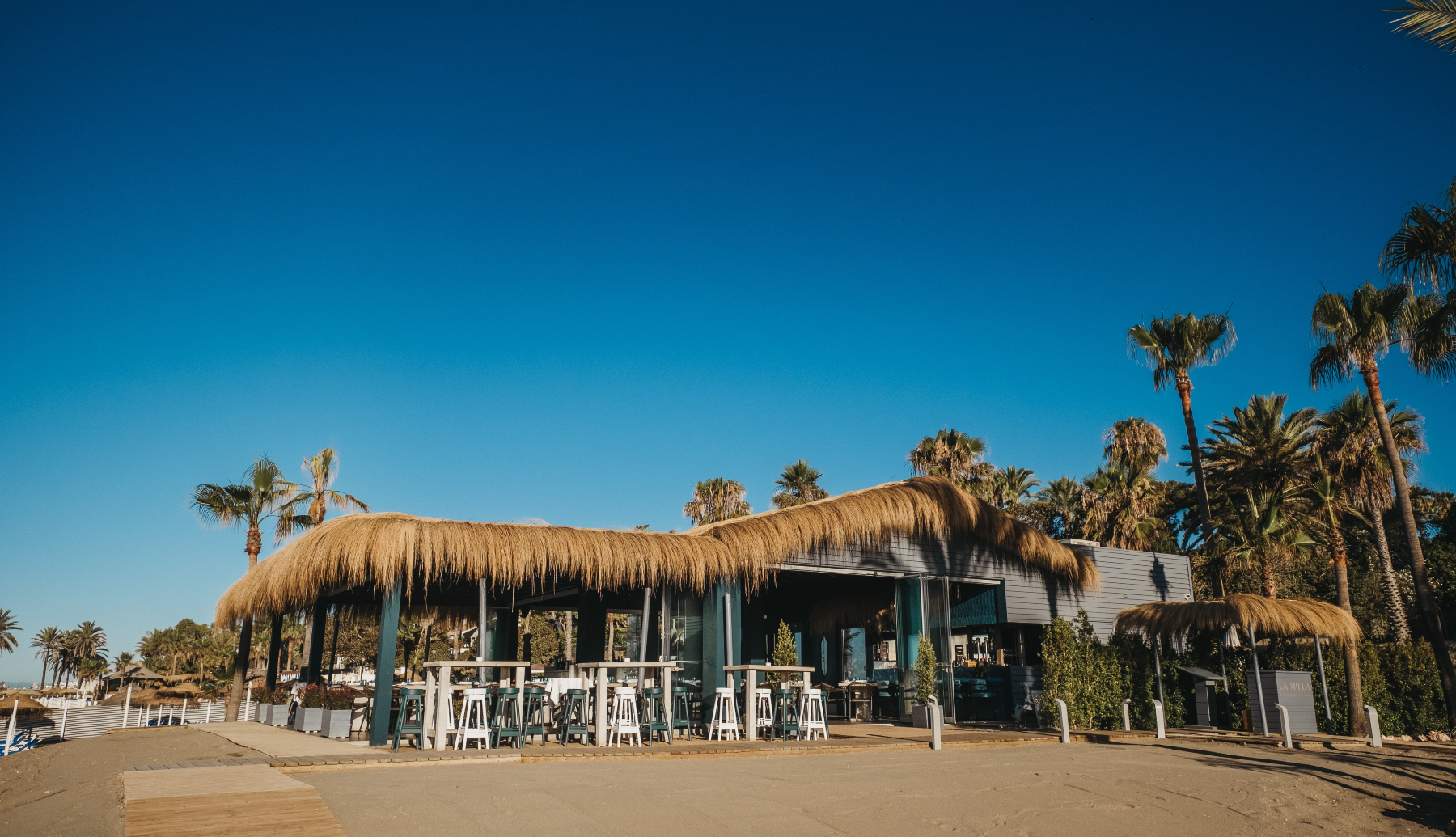 El chiringuito desde la playa / Foto: La Milla Marbella