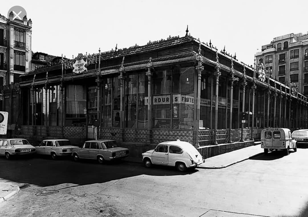 El mercado en 1969 / Foto: Mercado de San Miguel