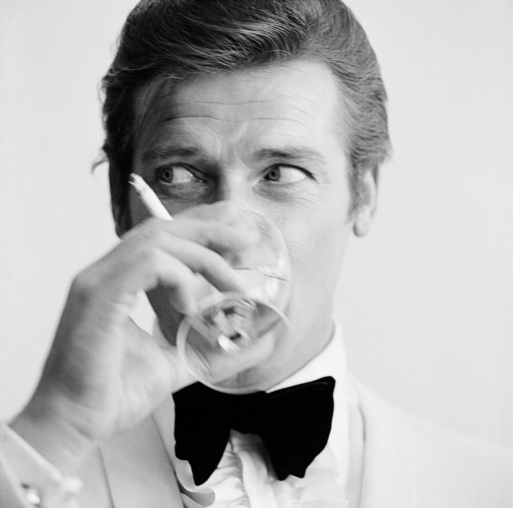 El actor Roger Moore