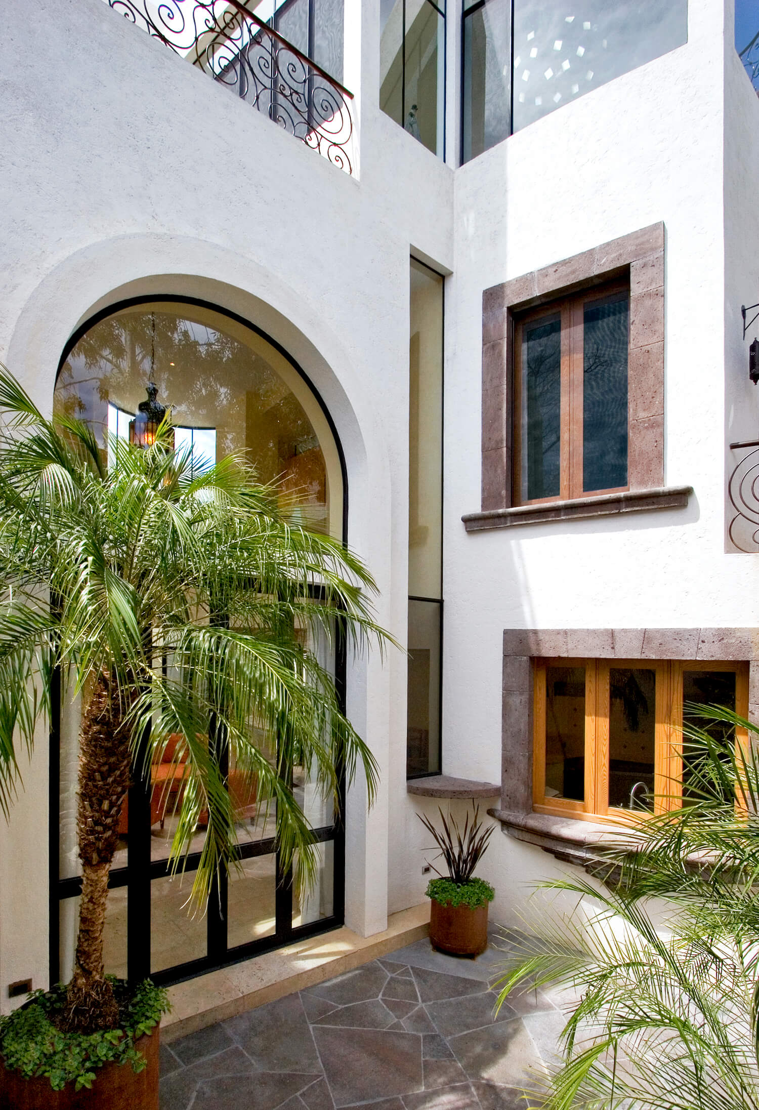 La entrada de la Casa Lluvia Blanca/Foto: House Architects