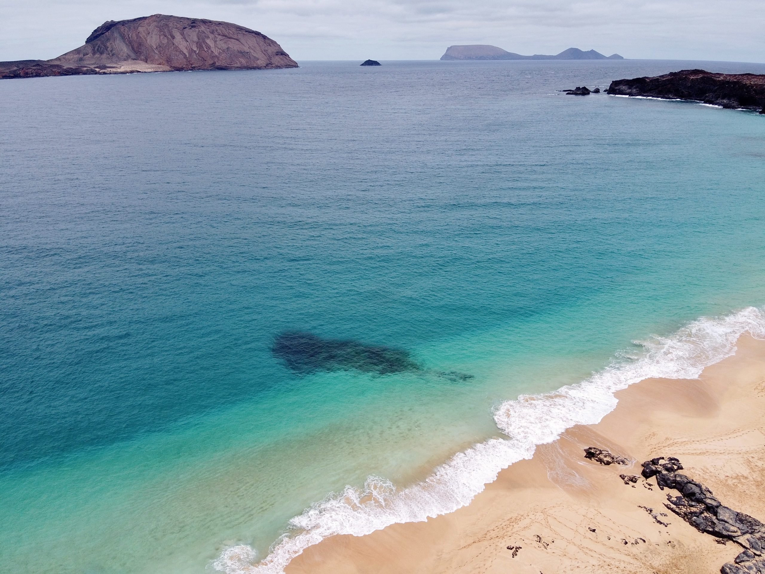 Playa de Las Conchas, La Graciosa, Lanzarote./Foto: Unsplash