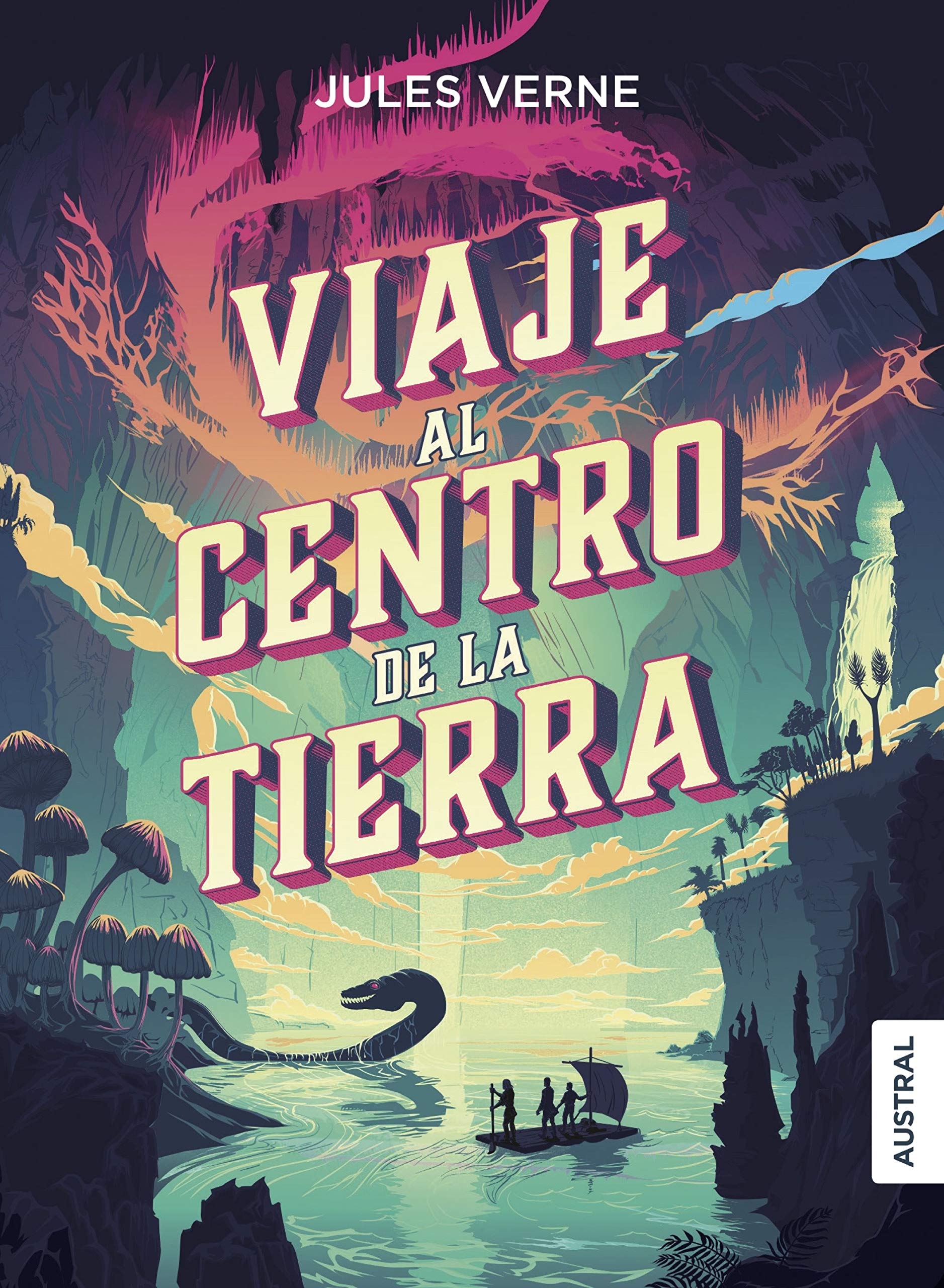 Portada de Viaje al centro de la Tierra