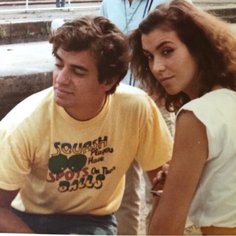 Foto: Carmen y Garvasio Posadas en Londres, años 80