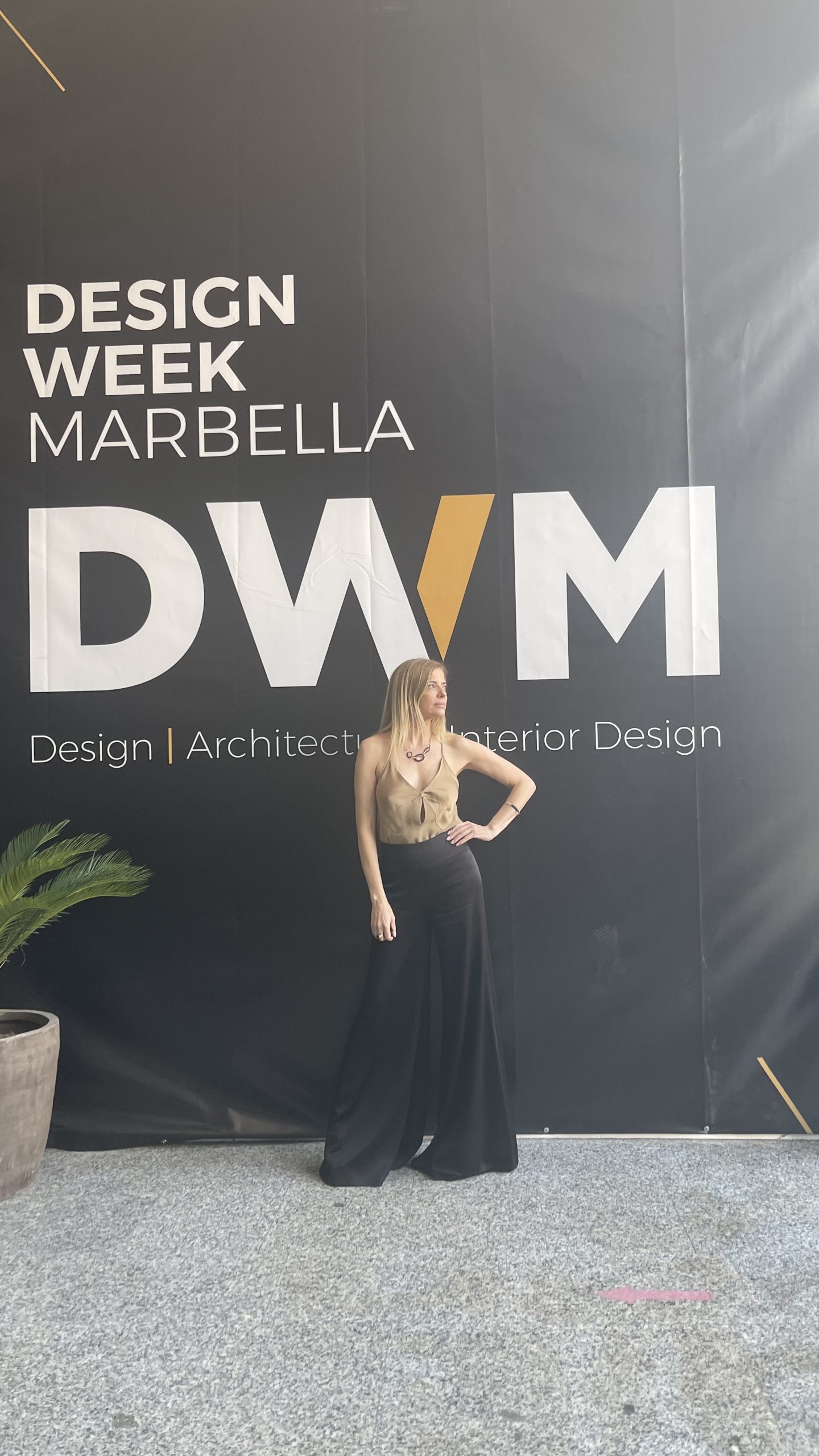 Raquel Oliva en la Design Week Marbella