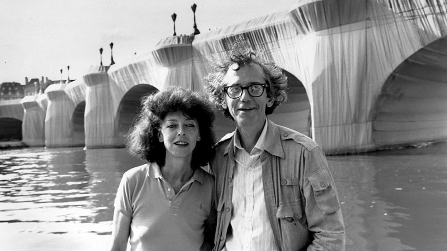 Jeanne-Claude y Christo en el Pont Neuf