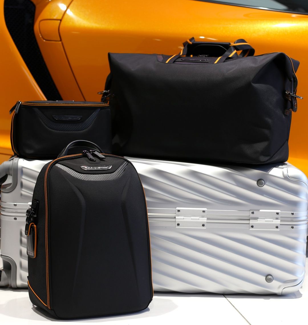 La línea de maletas de viaje de McLaren y Tumi/ Foto: tumitravel