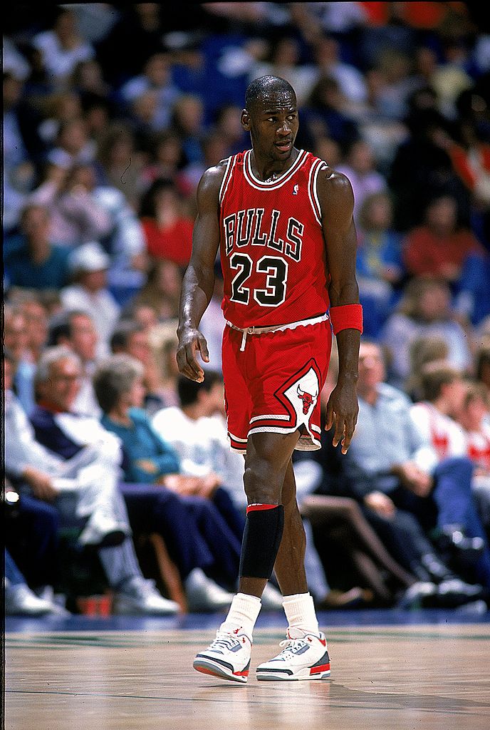 Michael Jordan jugando con los Chicago Bulls