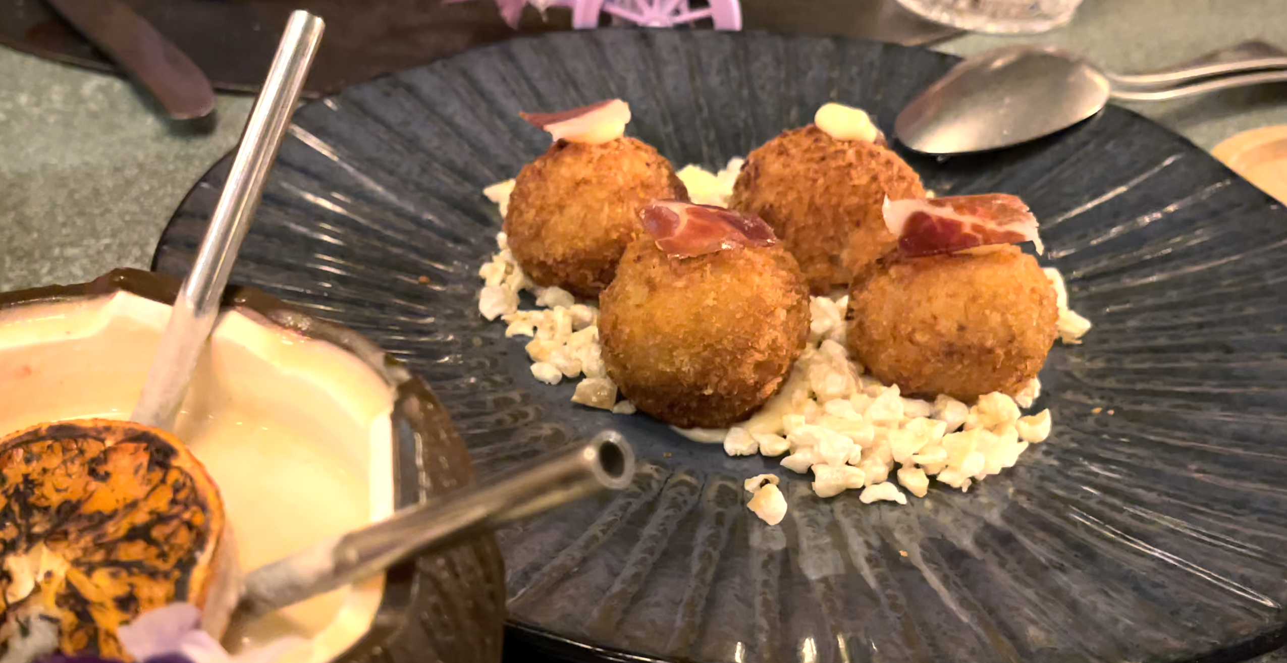 croquetas jamón ibérico papúa