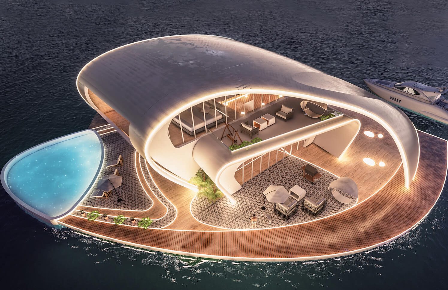 la casa flotante en Maldivas 'Villa Montana'/Foto: Gravity Studios