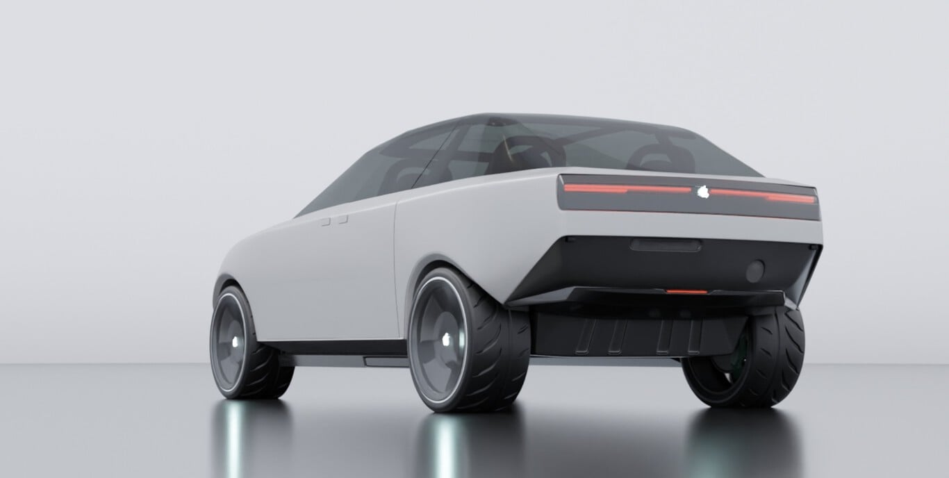 Modelo Apple Car parte trasera