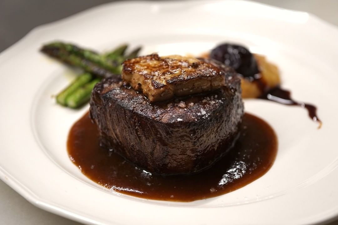 Solomillo con foie