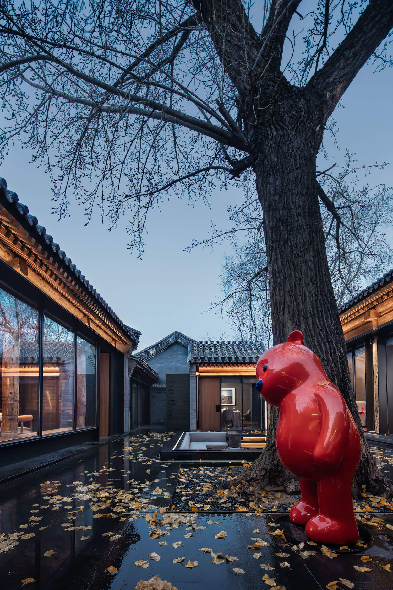 El restaurante chino que fusiona arquitectura antigua con arte moderno