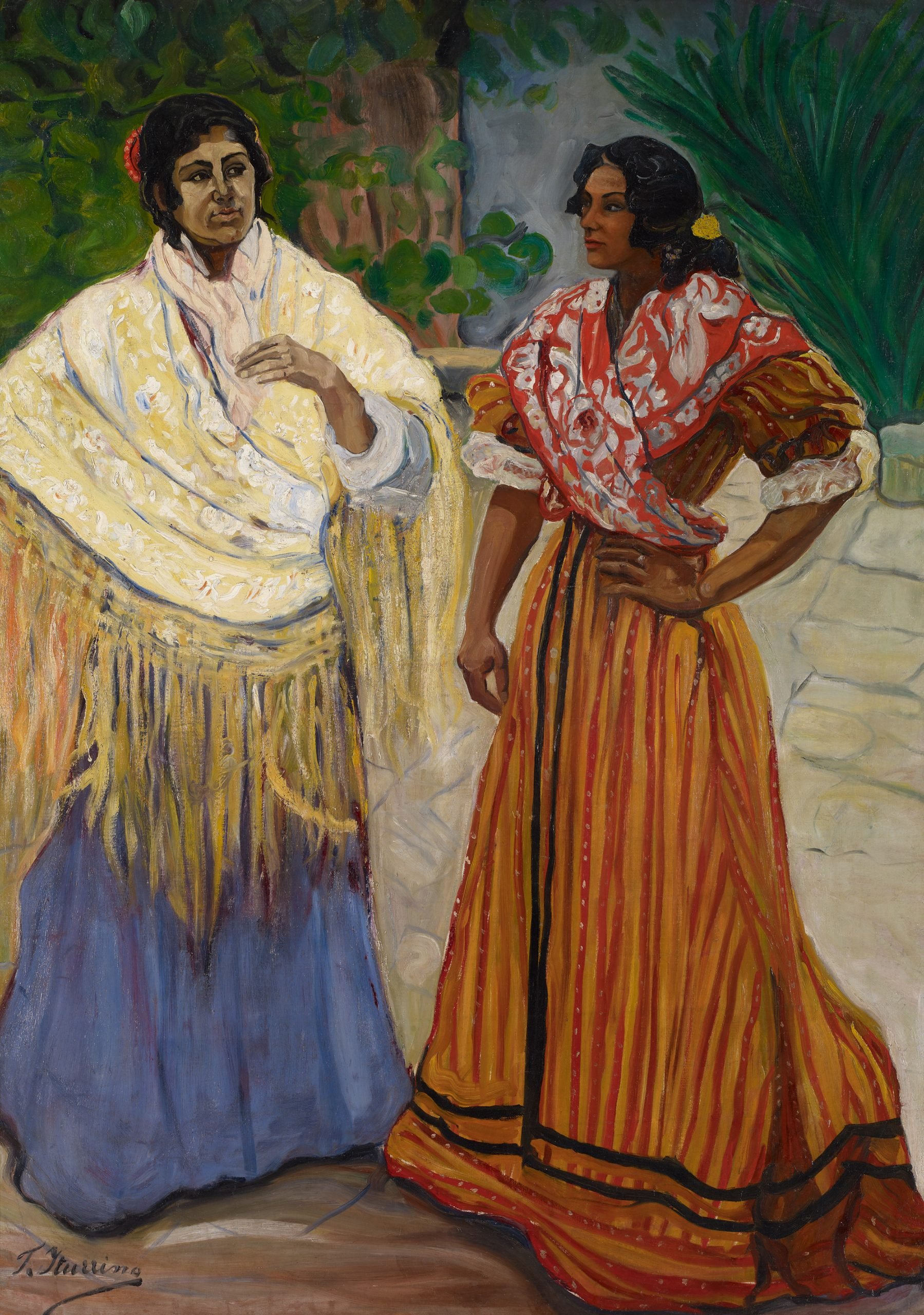 'Dos gitanas' de Francisco Iturrino / Foto: Museo Carmen Thyssen