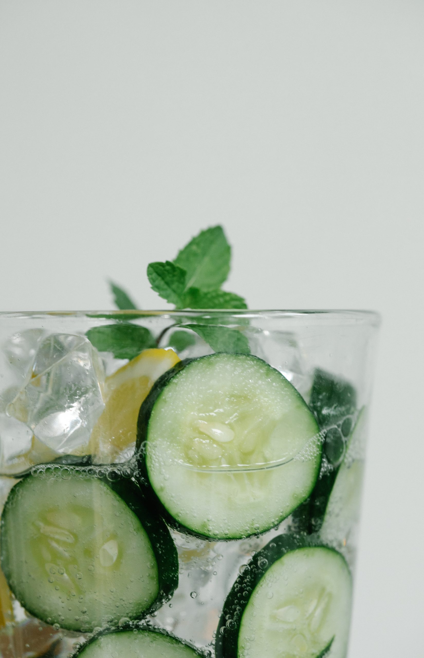 Agua con pepino