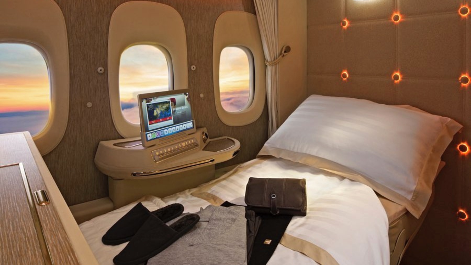 Avión de Emirates A380