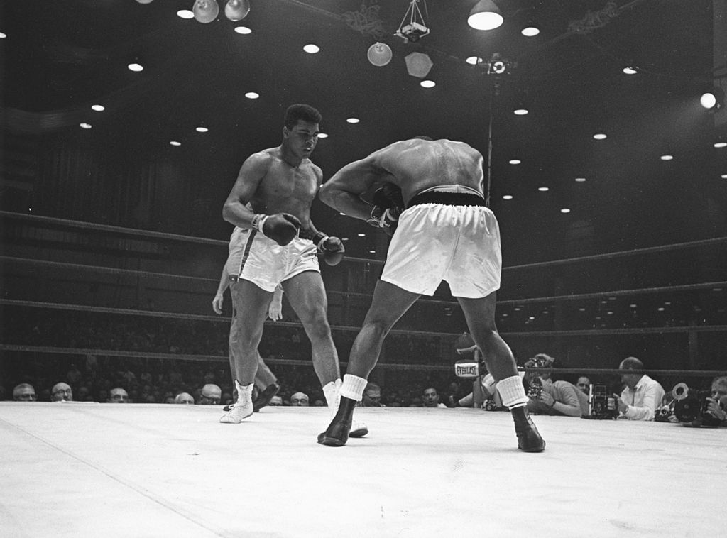 Muhammad Ali y Sonny Liston