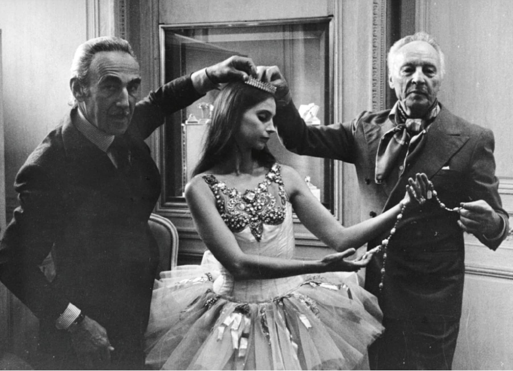 Pierre Arpels, Suzanne Farrell and George Balanchine, 1976/Foto: Van Cleef & Arpels
