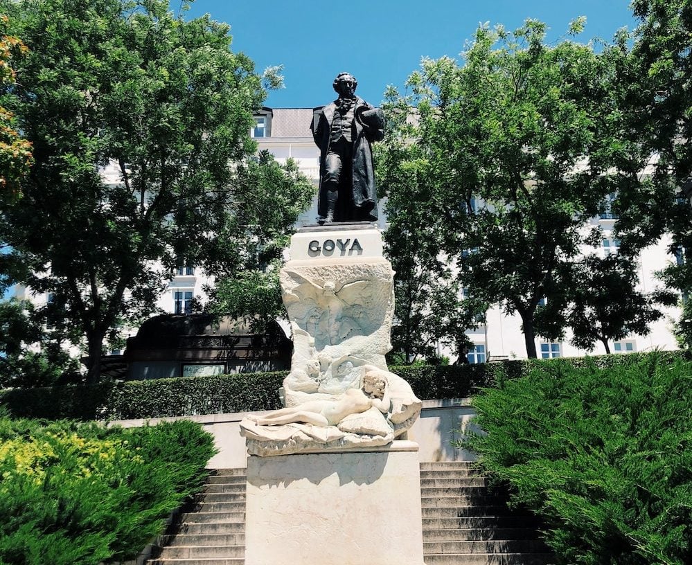 estatua de Goya