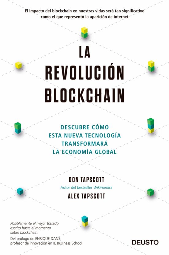 Portada deLa revolución blockchain, de Don Tapscott