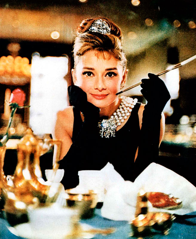 Audrey Hepburn en 'Desayuno con Diamantes'