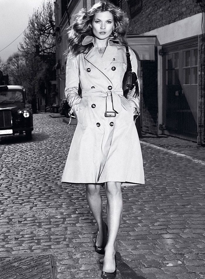 Kate Moss imagen de Burberry.