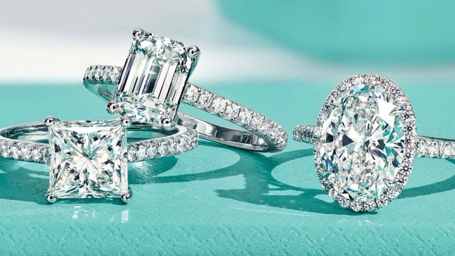 Anillos de diamantes de Tiffany&Co.
