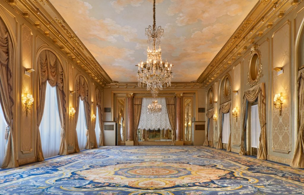 El interior del hotel Ritz de Barcelona, actual Palace