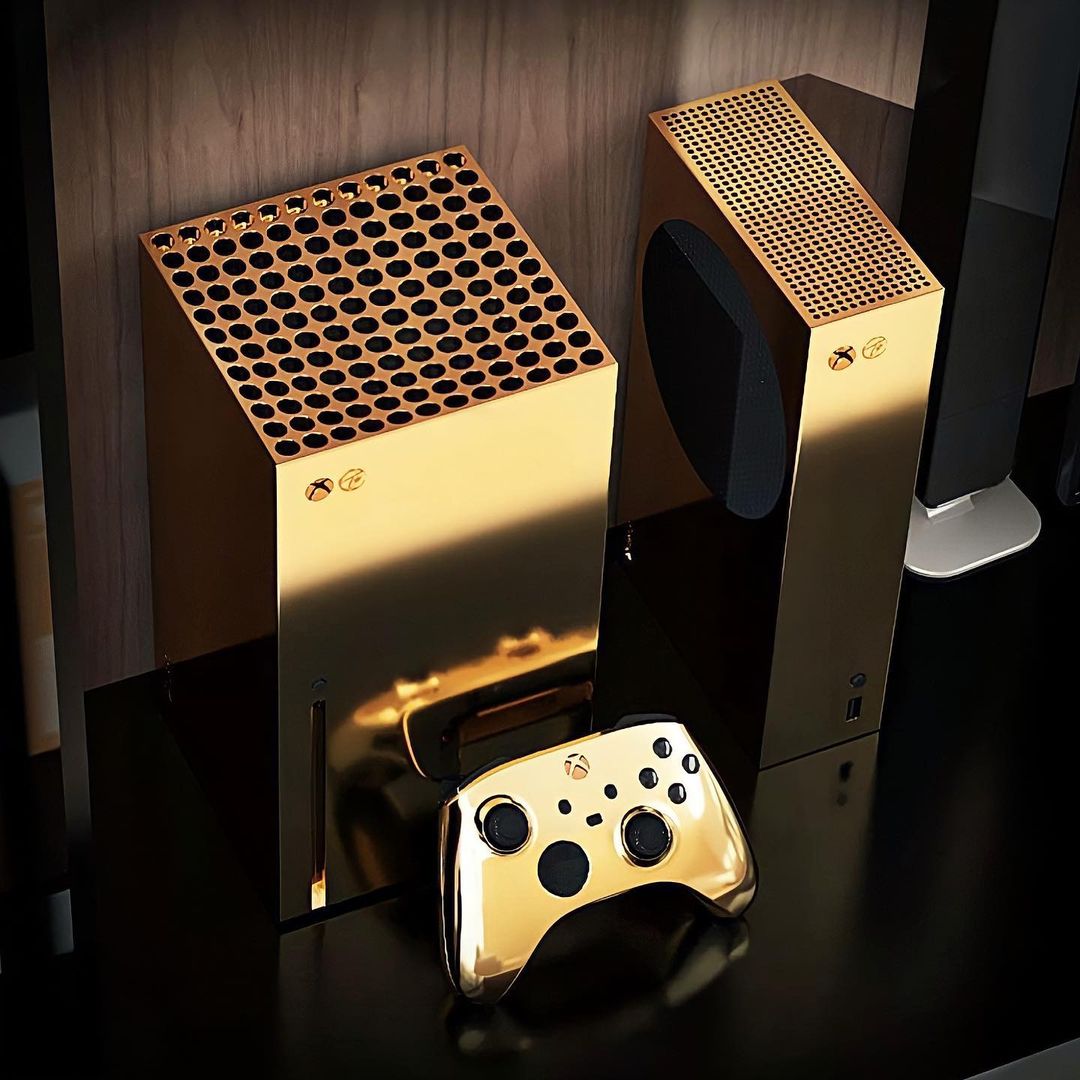 Xbox bañada en oro, de Truly Exquisite.