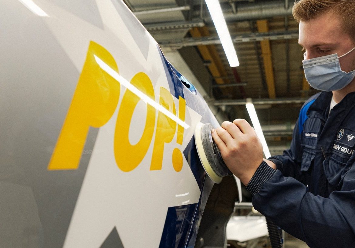 Proceso de pintado en la planta de BMW en Dingolfing.