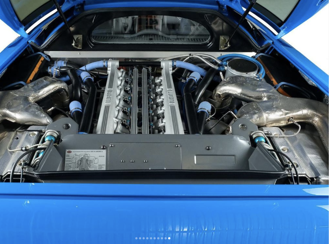 Motor del Bugatti EB110.