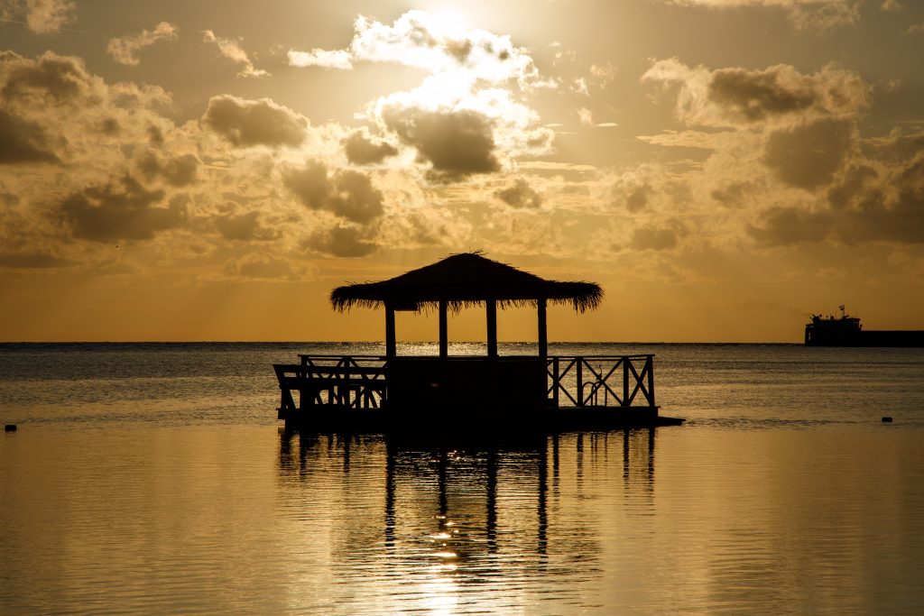 Atardecer en Coco Cay en Bahamas