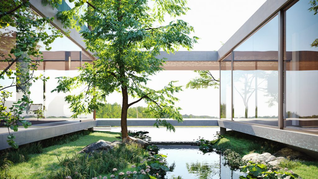 Vivienda de lujo brasileña, arquitectura