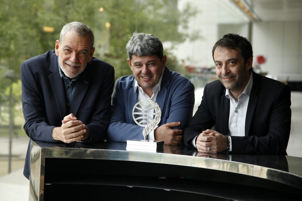 Jorge Díaz, Agustín Martínez y Antonio Mercero de Carmen Mola