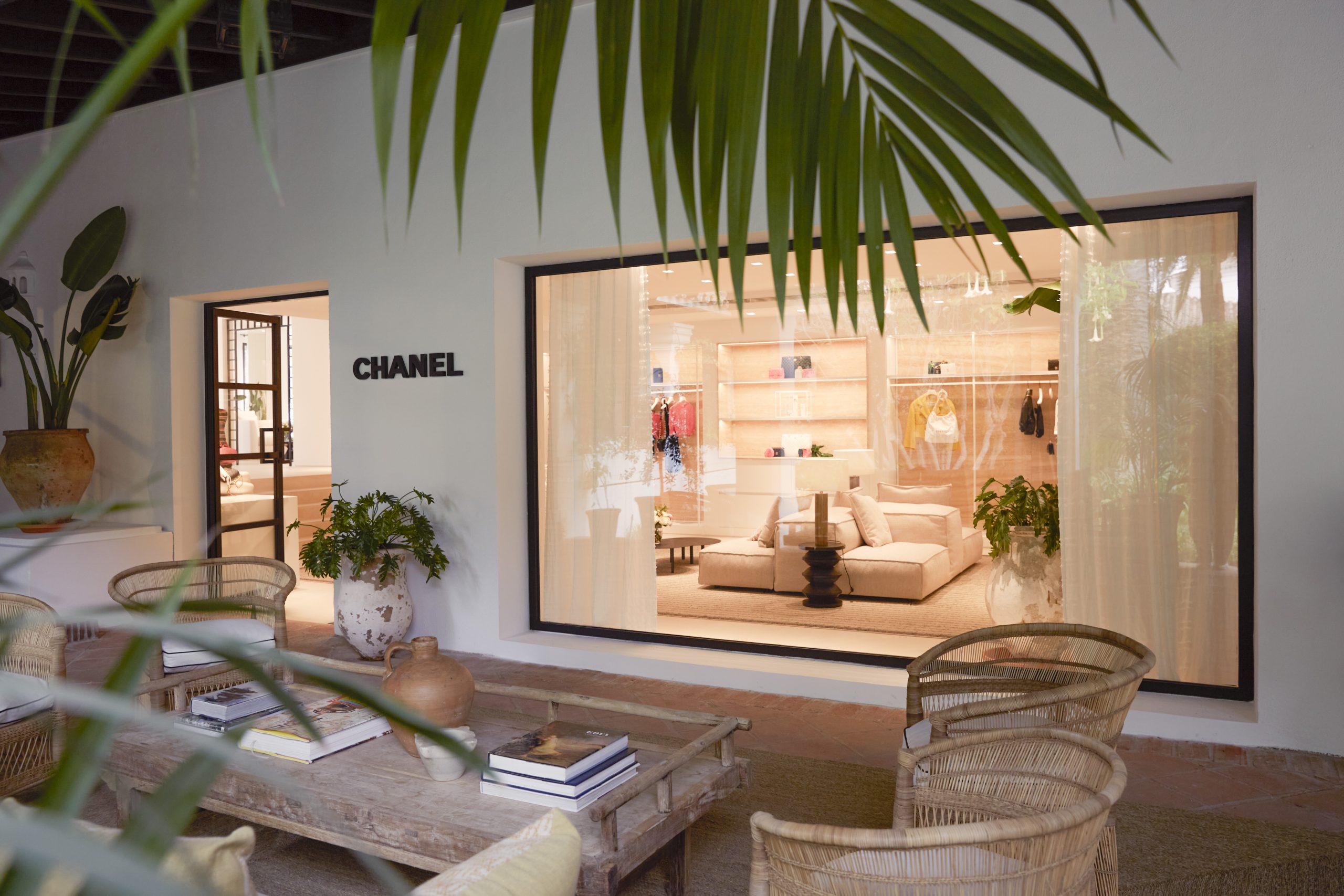 La tienda de Chanel en Marbella Club