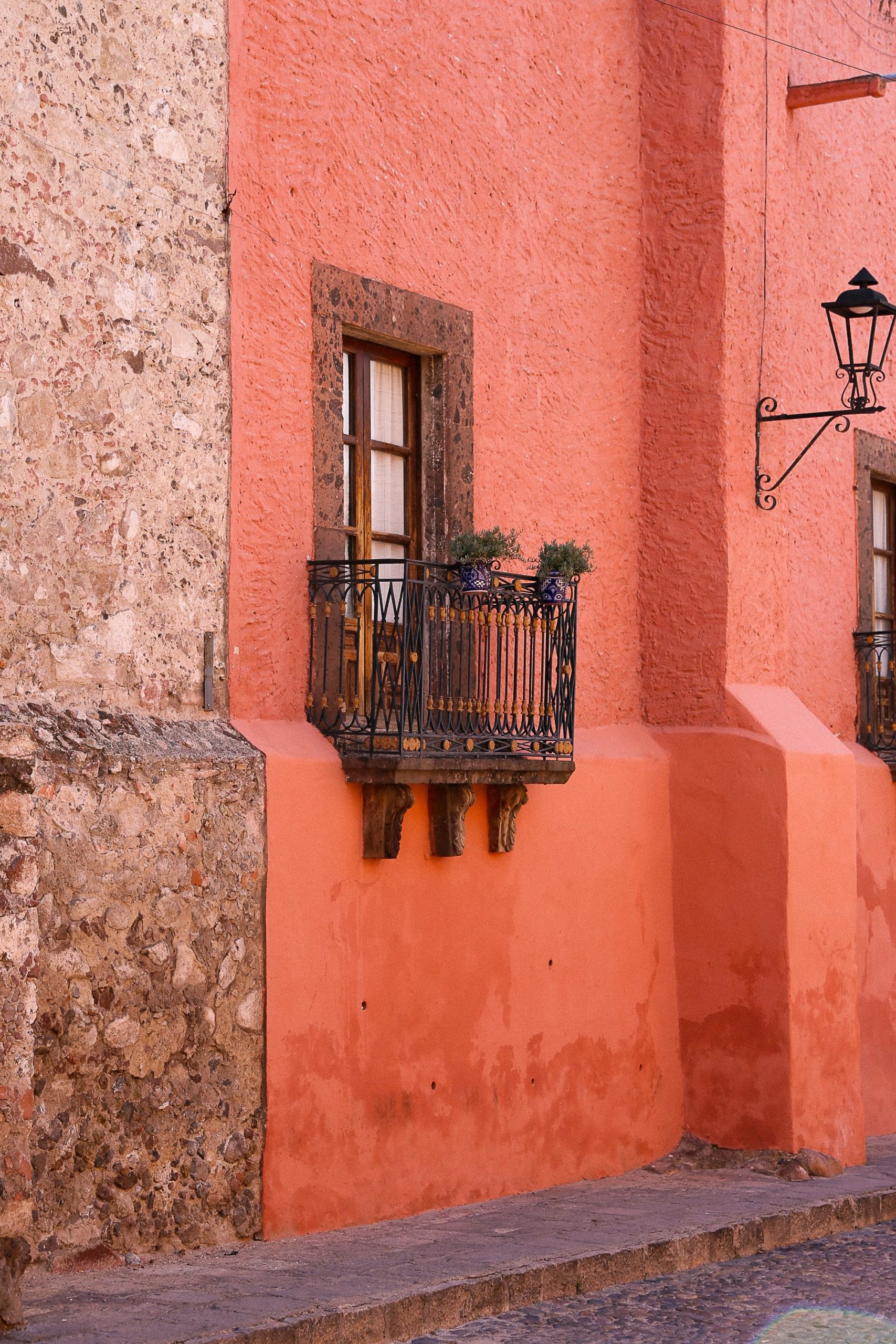 Una ventana en una casa en San Miguel de Allende