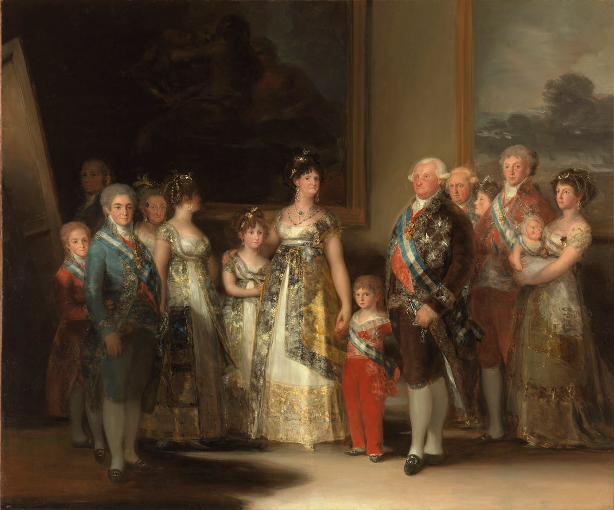 'La familia de Carlos IV', de Goya