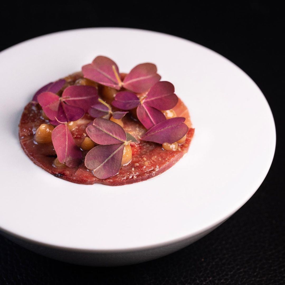 Carpaccio de paloma de Sept