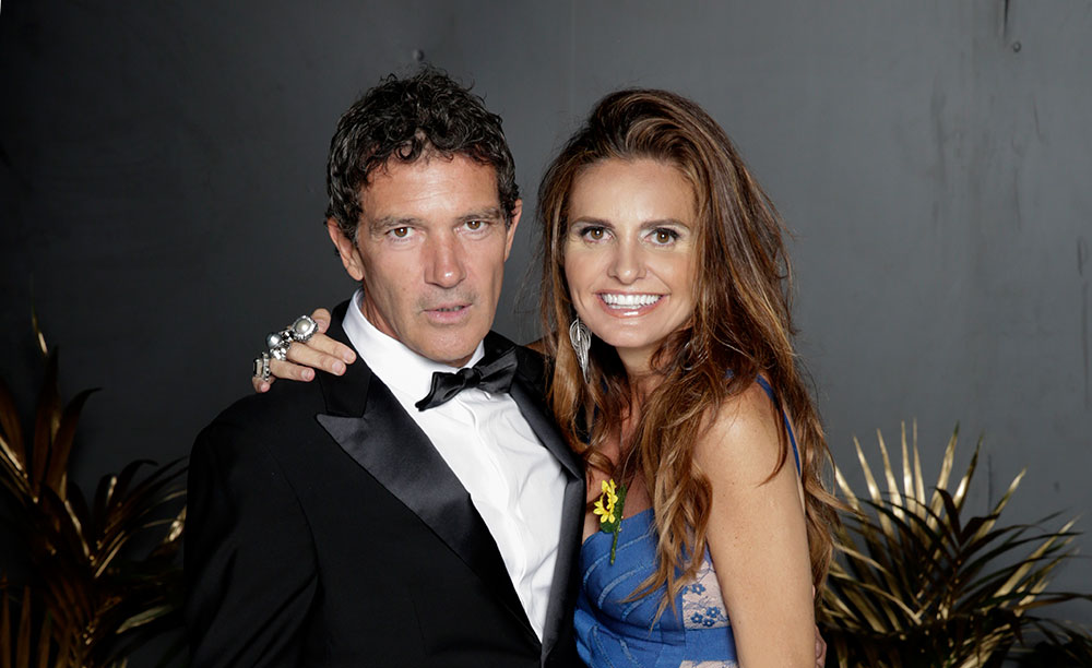 Antonio Banderas y Sandra García-Sanjuán