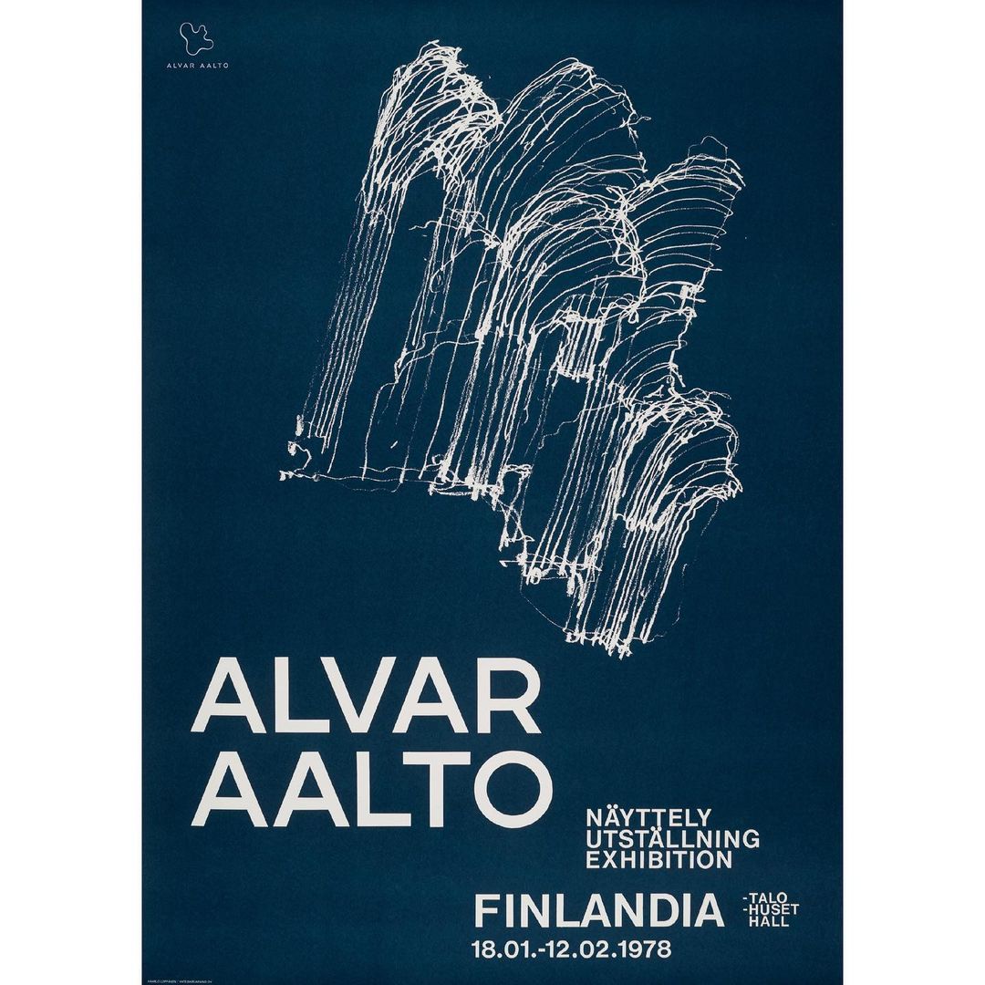 Uno de los carteles de Alvar Aalto