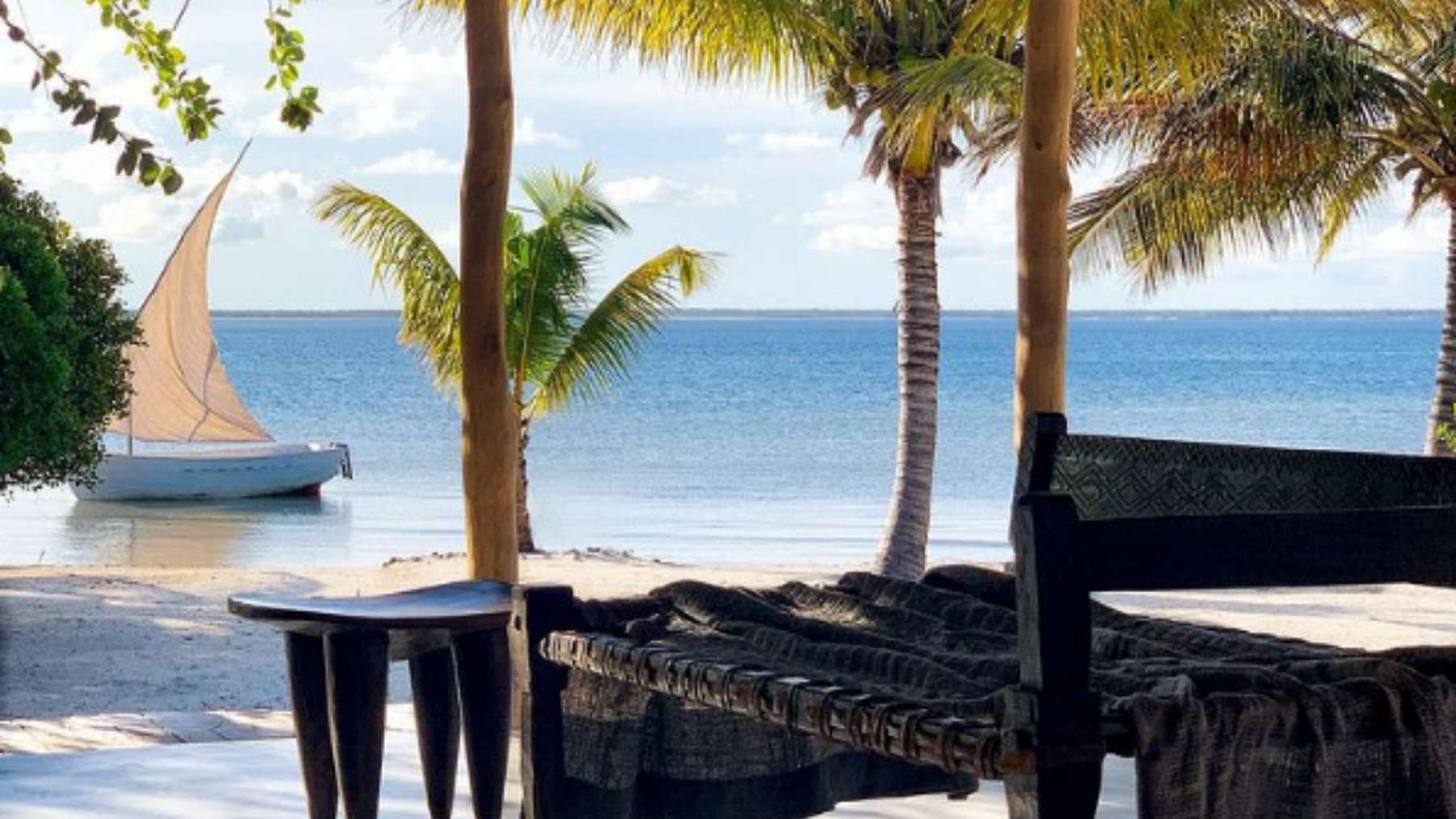 Sussurro, el hotel mágico en una playa de Mozambique