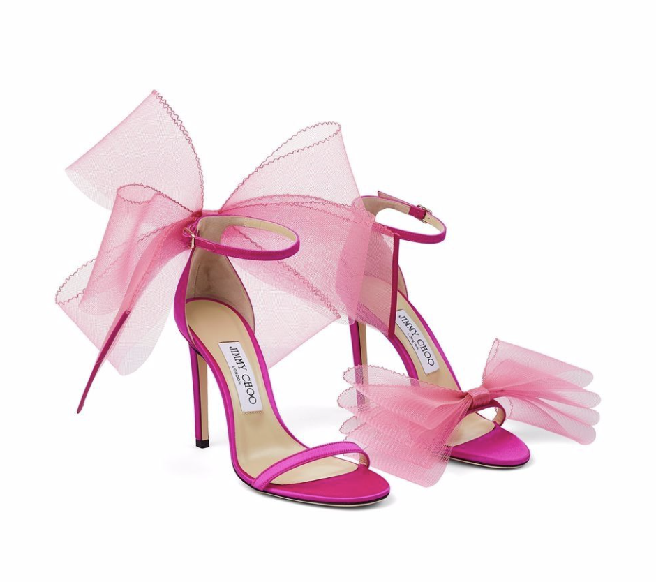 Sandalias rosas de Jimmy Choo