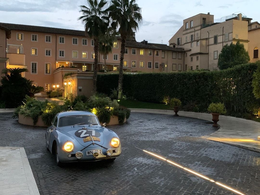 Porsche en Villa Agrippina