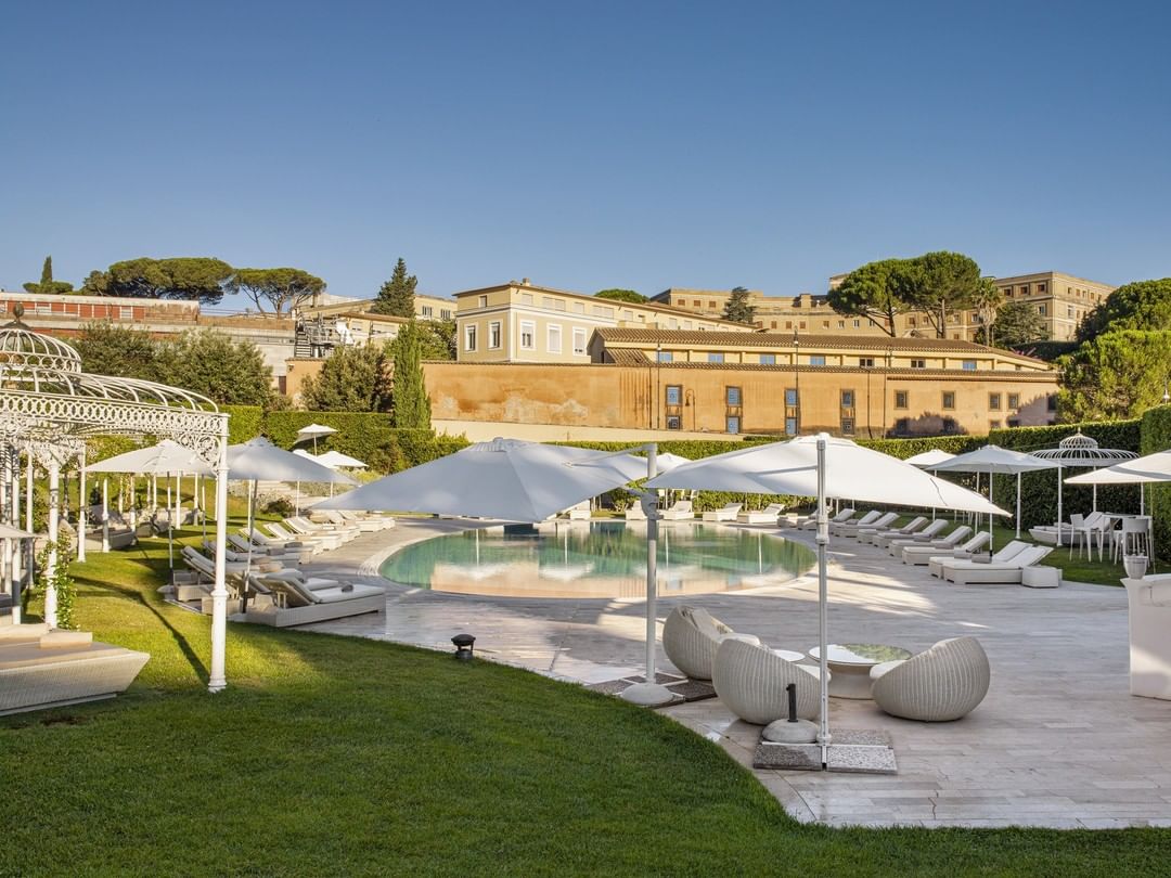 La piscina de Villa Agrippina