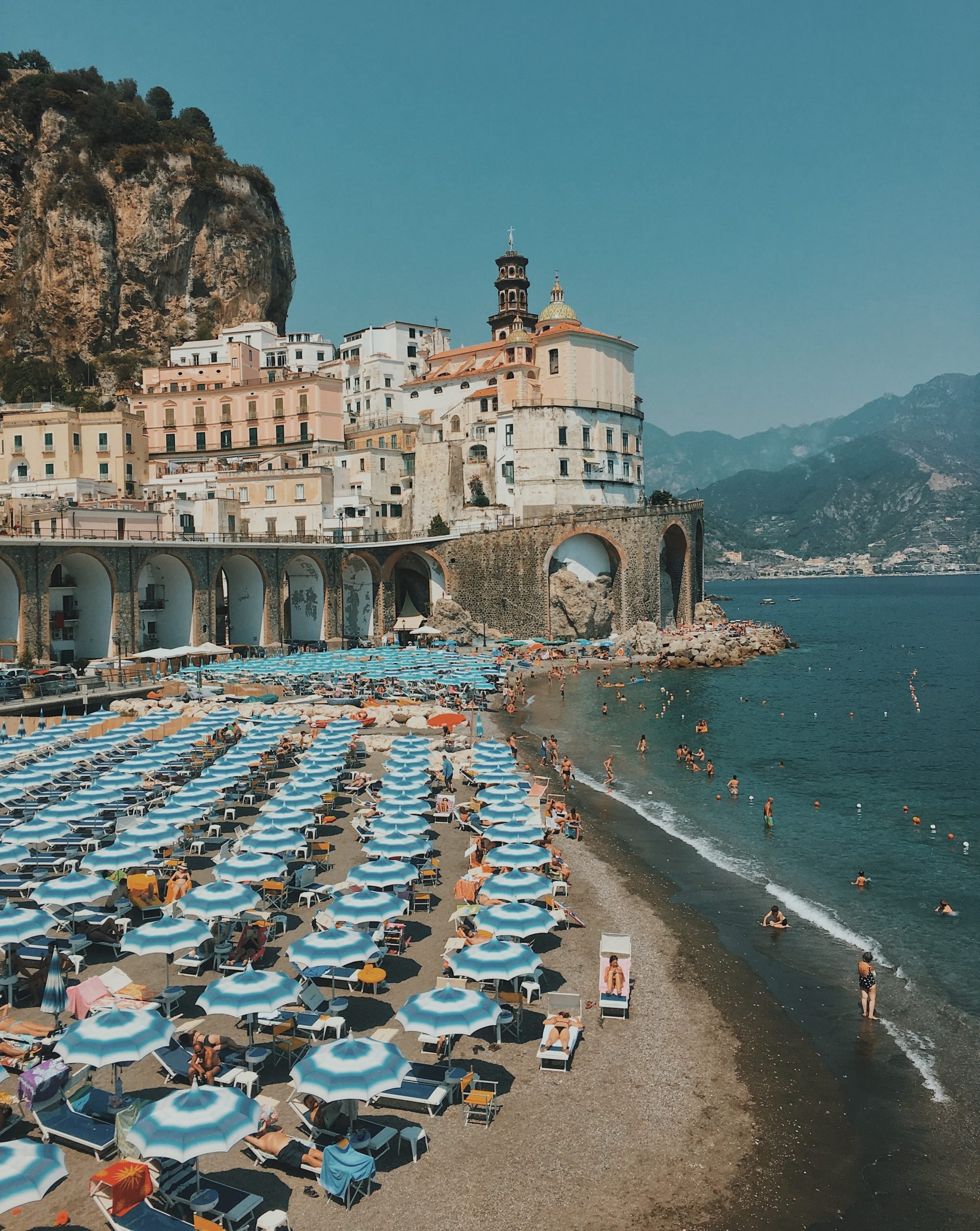 Atrani y la carretera