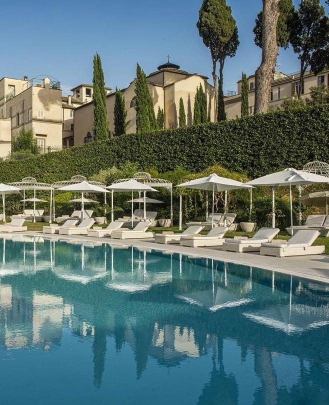 La piscina de Villa Agrippina