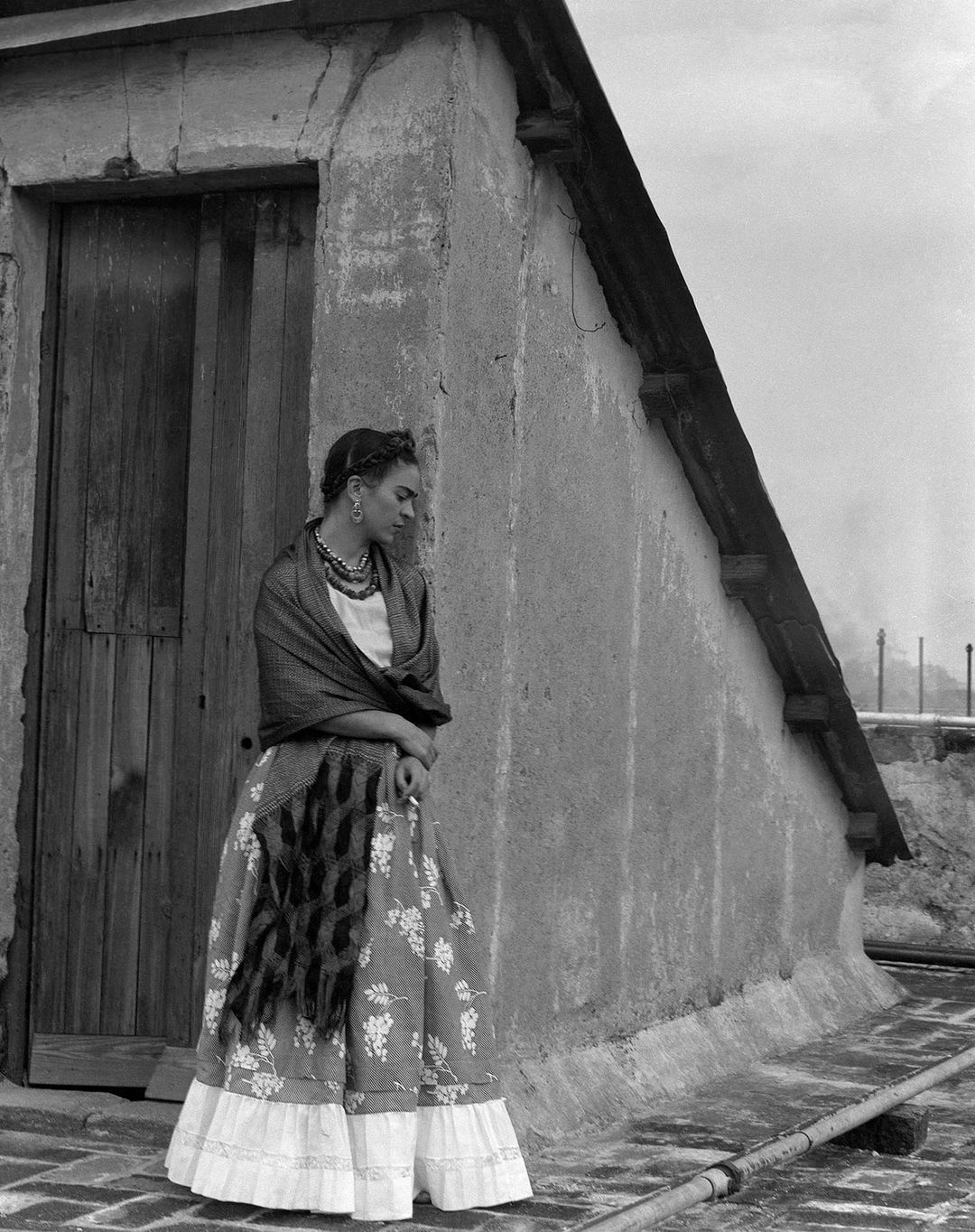 Una de las fotografías de Frida Kahlo