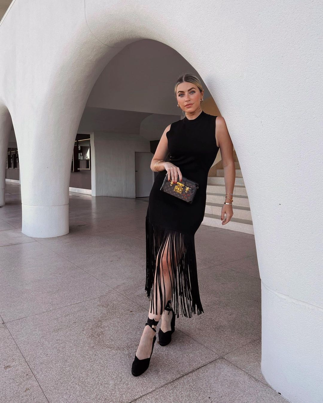 La influencer Natalia Cebrián en el Hipódromo de la Zarzuela