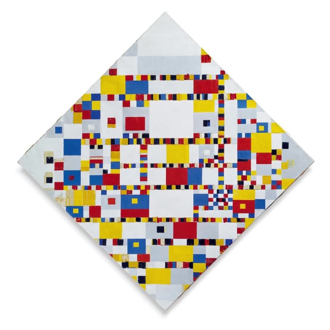 Pieza de Mondrian