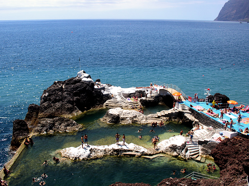 Piscinas naturales en Funchal