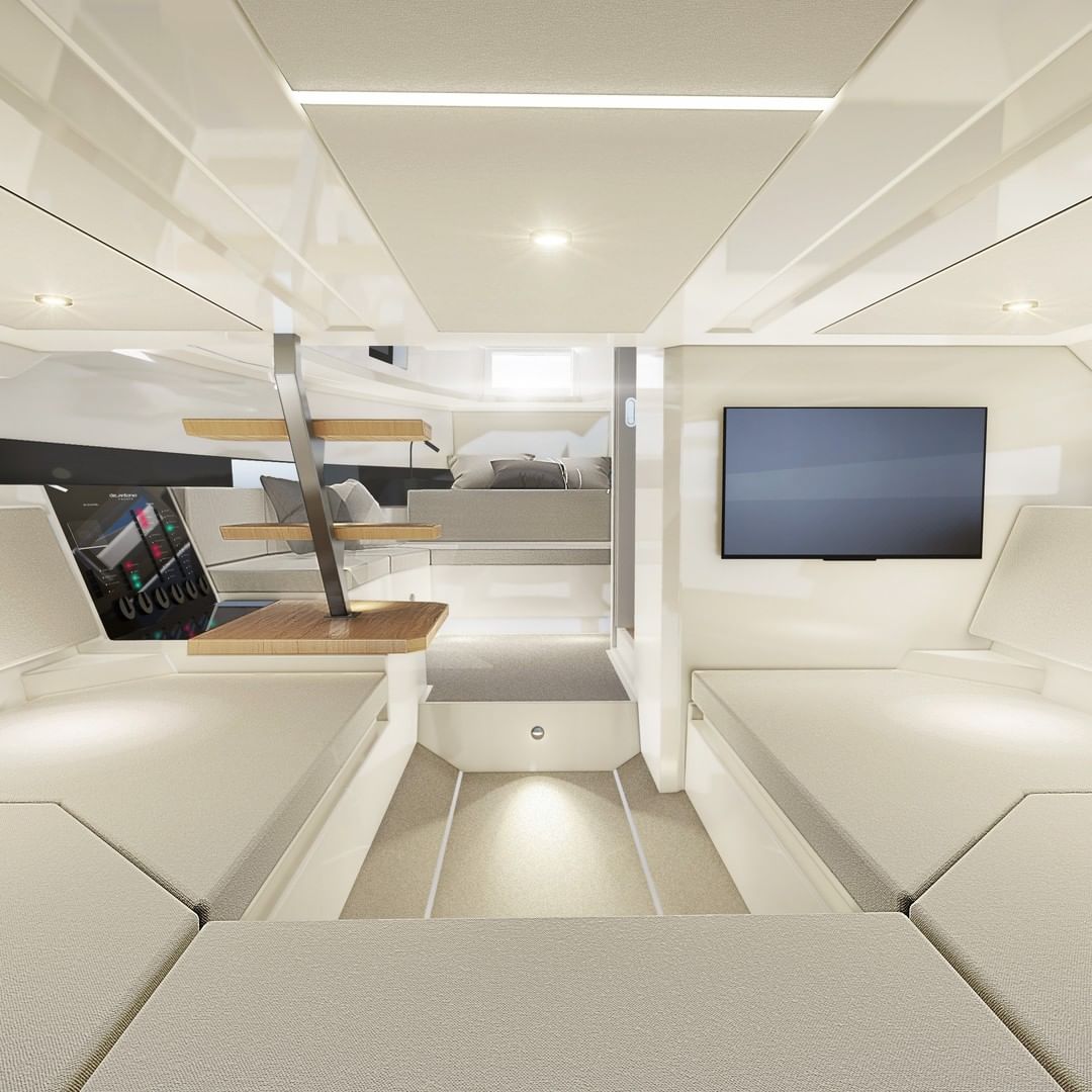 Interior del D36 de De Antonio Yachts